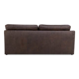 Thurlow Espresso Brown Leather Left Arm Facing Sofa - Ornate Home