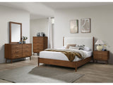 Thusis Walnut/Beige Full Bed - Ornate Home