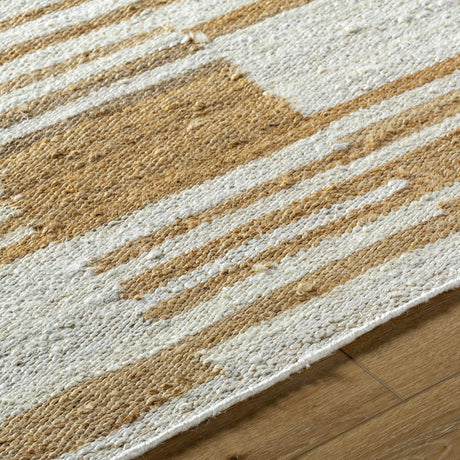 Thyra Broken-Striped Jute Rug - Ornate Home