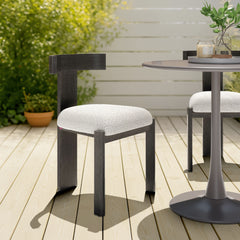 Tiana Black & Beige Dining Chair - Ornate Home