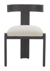 Tiana Black & Beige Dining Chair - Ornate Home