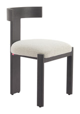Tiana Black & Beige Dining Chair - Ornate Home
