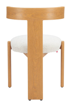 Tiana Natural & Beige Dining Chair - Ornate Home