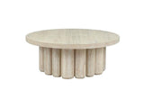 Tiber Cream Round Coffee Table - Ornate Home