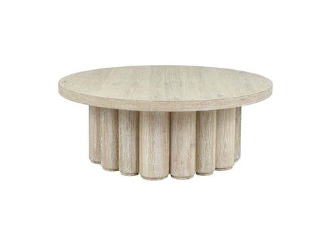Tiber Cream Round Coffee Table - Ornate Home