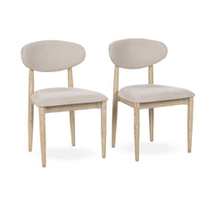Tiber Cream Washed Dining Chair (Set of 2) - Ornate Home