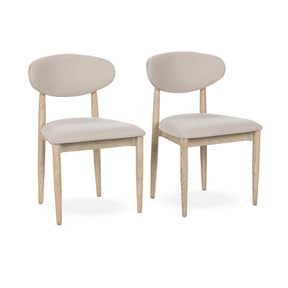 Tiber Cream Washed Dining Chair (Set of 2) - Ornate Home