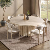 Tiber Cream Washed Dining Chair (Set of 2) - Ornate Home