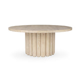 Tiber Cream Washed Dining Table - Ornate Home
