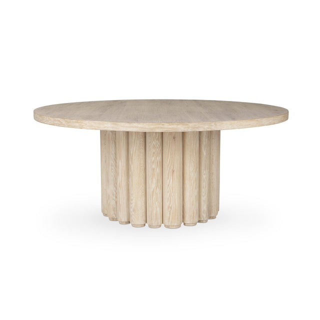 Tiber Cream Washed Dining Table - Ornate Home
