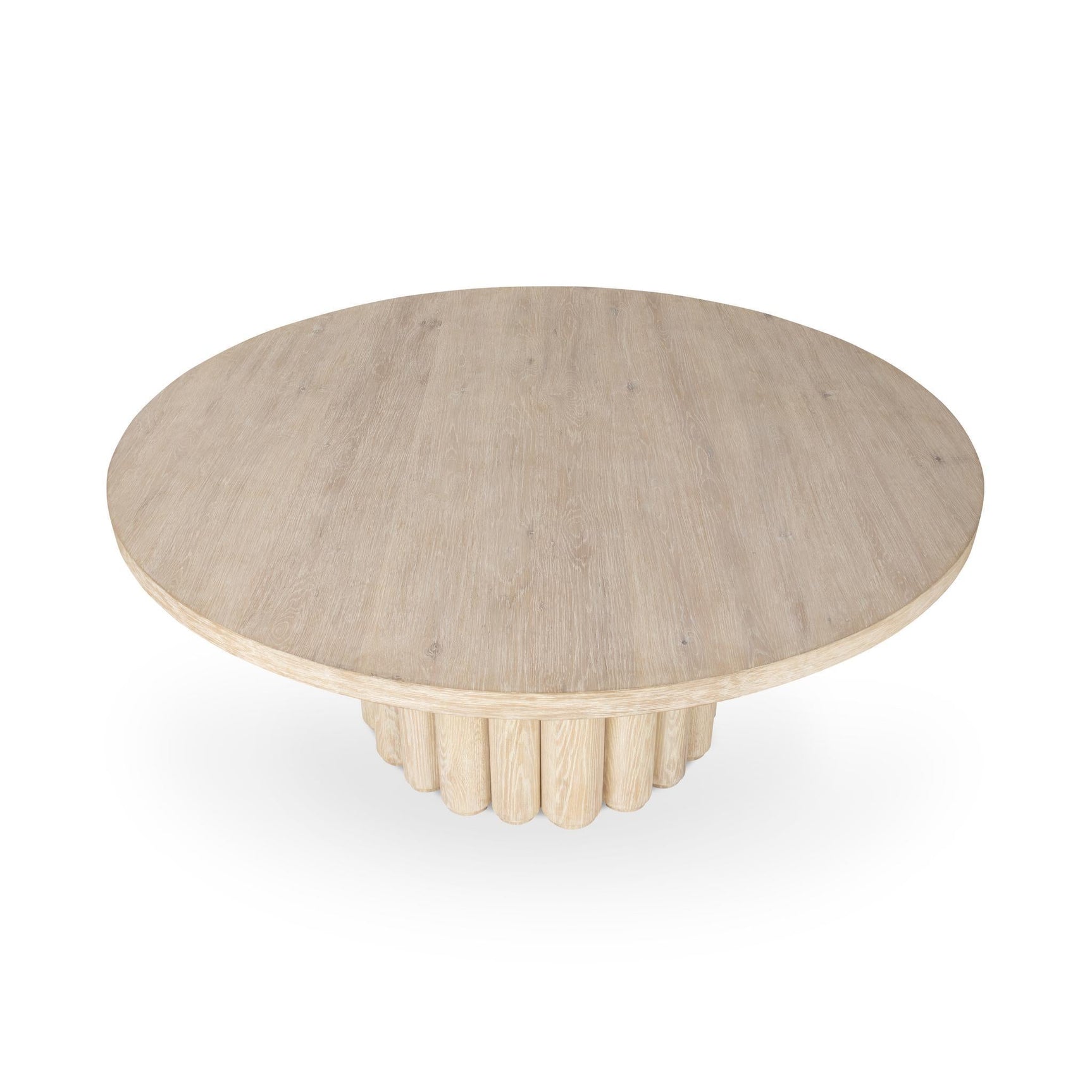 Tiber Cream Washed Dining Table - Ornate Home
