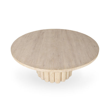 Tiber Cream Washed Dining Table - Ornate Home