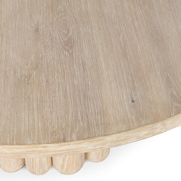 Tiber Cream Washed Dining Table - Ornate Home