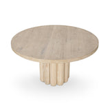 Tiber Cream Washed Dining Table - Ornate Home
