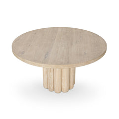 Tiber Cream Washed Dining Table - Ornate Home