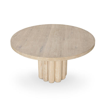 Tiber Cream Washed Dining Table - Ornate Home