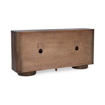 Tiber Toasted Brown 4 Door Buffet - Ornate Home
