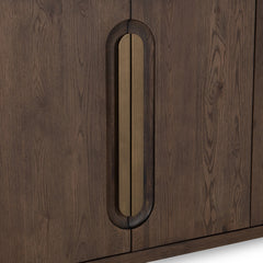 Tiber Toasted Brown 4 Door Buffet - Ornate Home