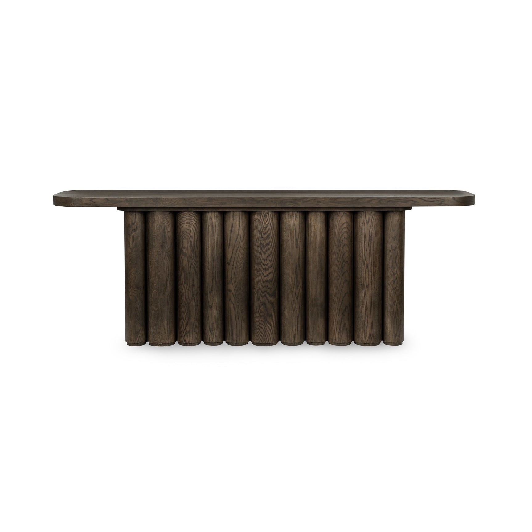 Tiber Toasted Brown Console Table - Ornate Home