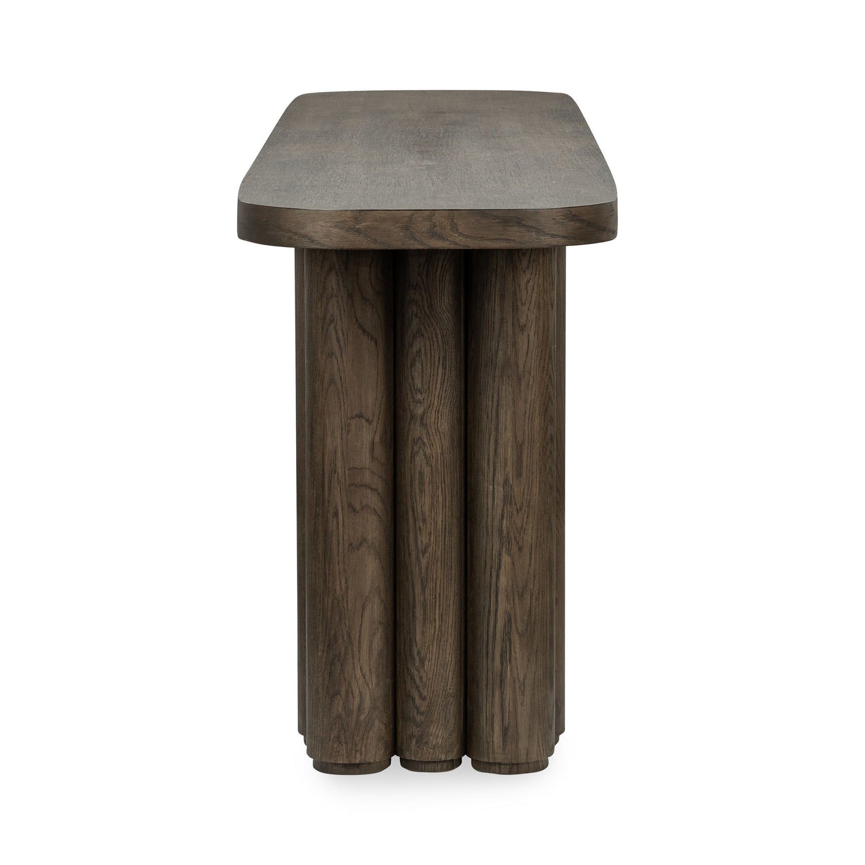 Tiber Toasted Brown Console Table - Ornate Home