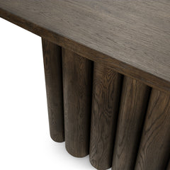 Tiber Toasted Brown Console Table - Ornate Home