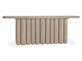 Tiber Whitewash Console Table - Ornate Home