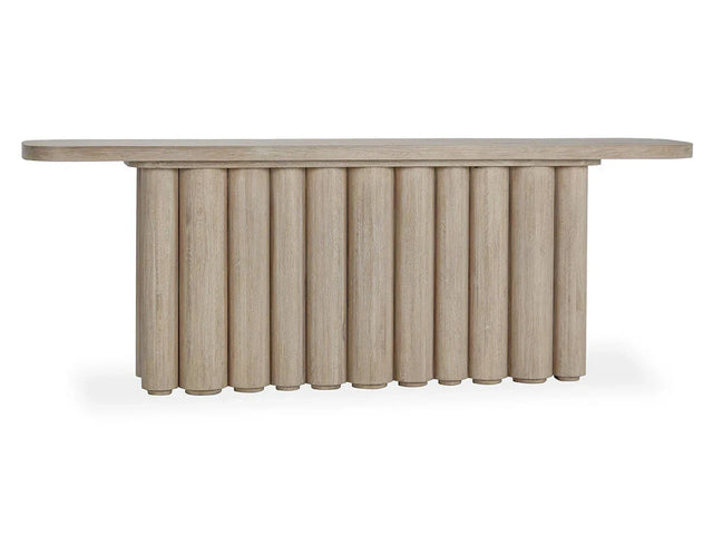 Tiber Whitewash Console Table - Ornate Home