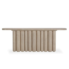Tiber Whitewash Console Table - Ornate Home
