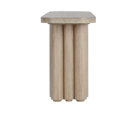 Tiber Whitewash Console Table - Ornate Home