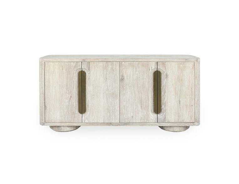 Tiber Whitewashed Buffet - Ornate Home