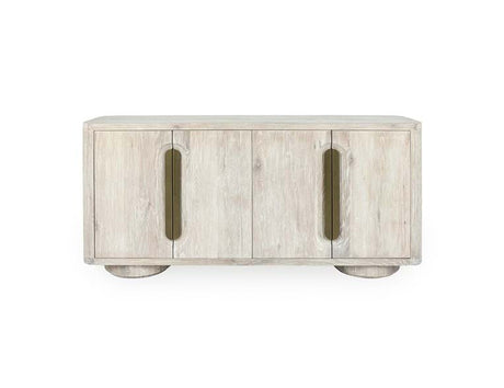 Tiber Whitewashed Buffet - Ornate Home