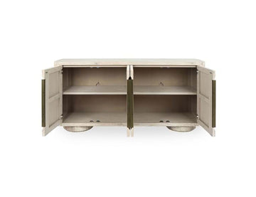 Tiber Whitewashed Buffet - Ornate Home
