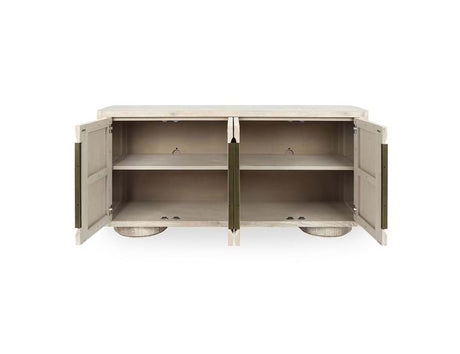 Tiber Whitewashed Buffet - Ornate Home