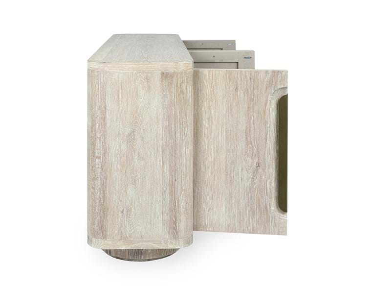 Tiber Whitewashed Buffet - Ornate Home