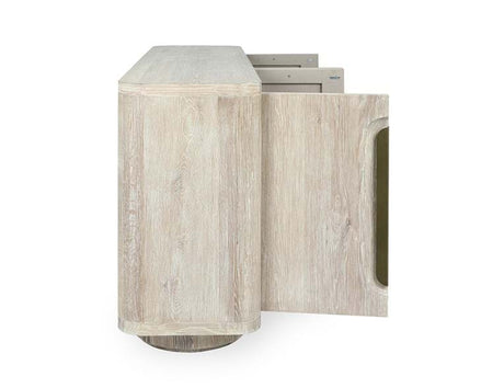 Tiber Whitewashed Buffet - Ornate Home