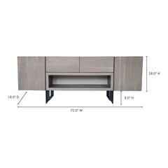 Tiburon Blush Multi Media Cabinet - Ornate Home