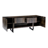 Tiburon Natural Media Cabinet - Ornate Home