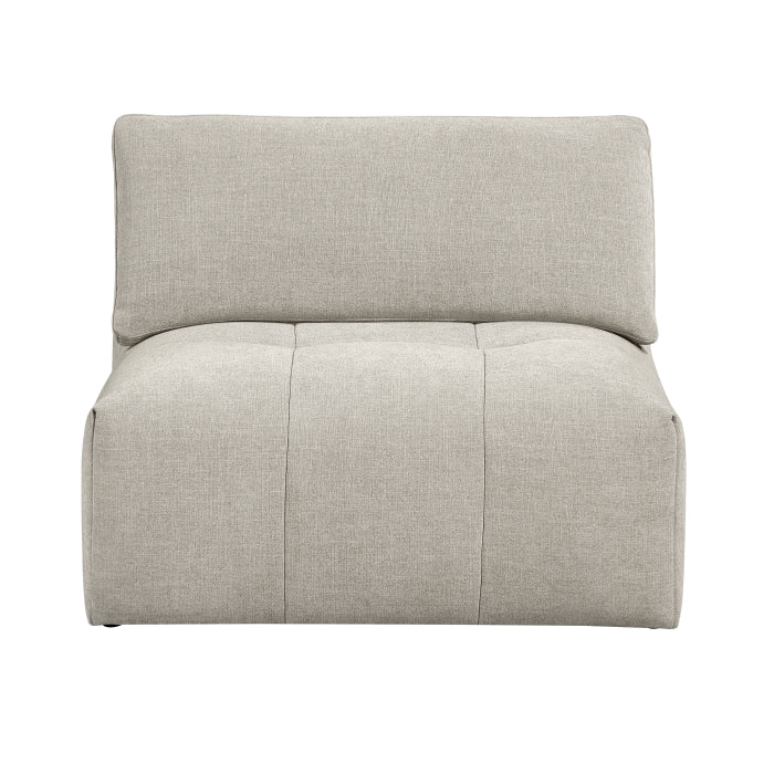 Tidal Beige Armless Chair - Ornate Home