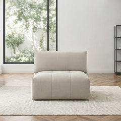 Tidal Beige Armless Chair - Ornate Home