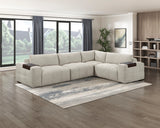 Tidal Beige Corner Seat - Ornate Home