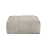 Tidal Beige Ottoman With Caster - Ornate Home