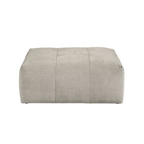 Tidal Beige Ottoman With Caster - Ornate Home