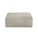 Tidal Beige Ottoman With Caster - Ornate Home