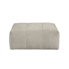 Tidal Beige Ottoman With Caster