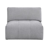 Tidal Gray Armless Chair - Ornate Home