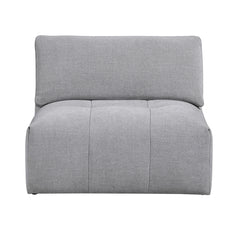 Tidal Gray Armless Chair - Ornate Home