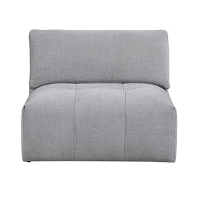 Tidal Gray Armless Chair - Ornate Home