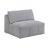 Tidal Gray Armless Chair - Ornate Home