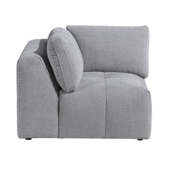 Tidal Gray Corner Seat - Ornate Home