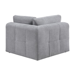 Tidal Gray Corner Seat - Ornate Home